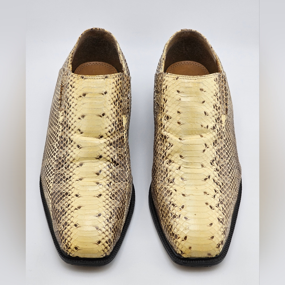 Genuine Python Snake Skin Shoes Giorgio Brutini S… - image 6